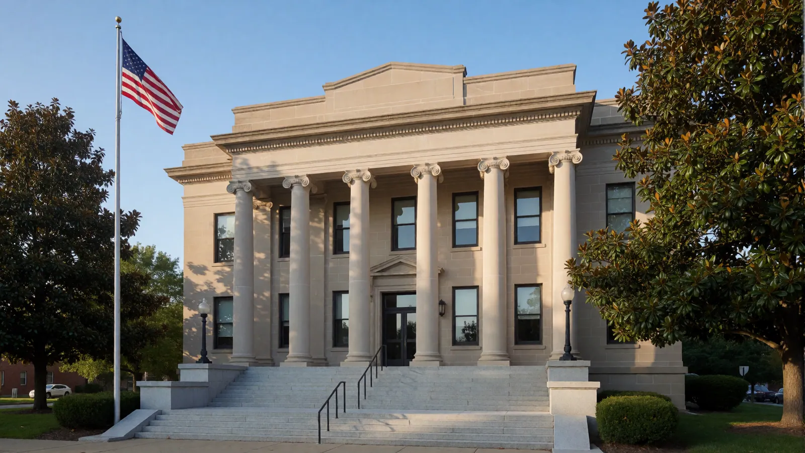 A New York courthouse where the firm's attorneys appear